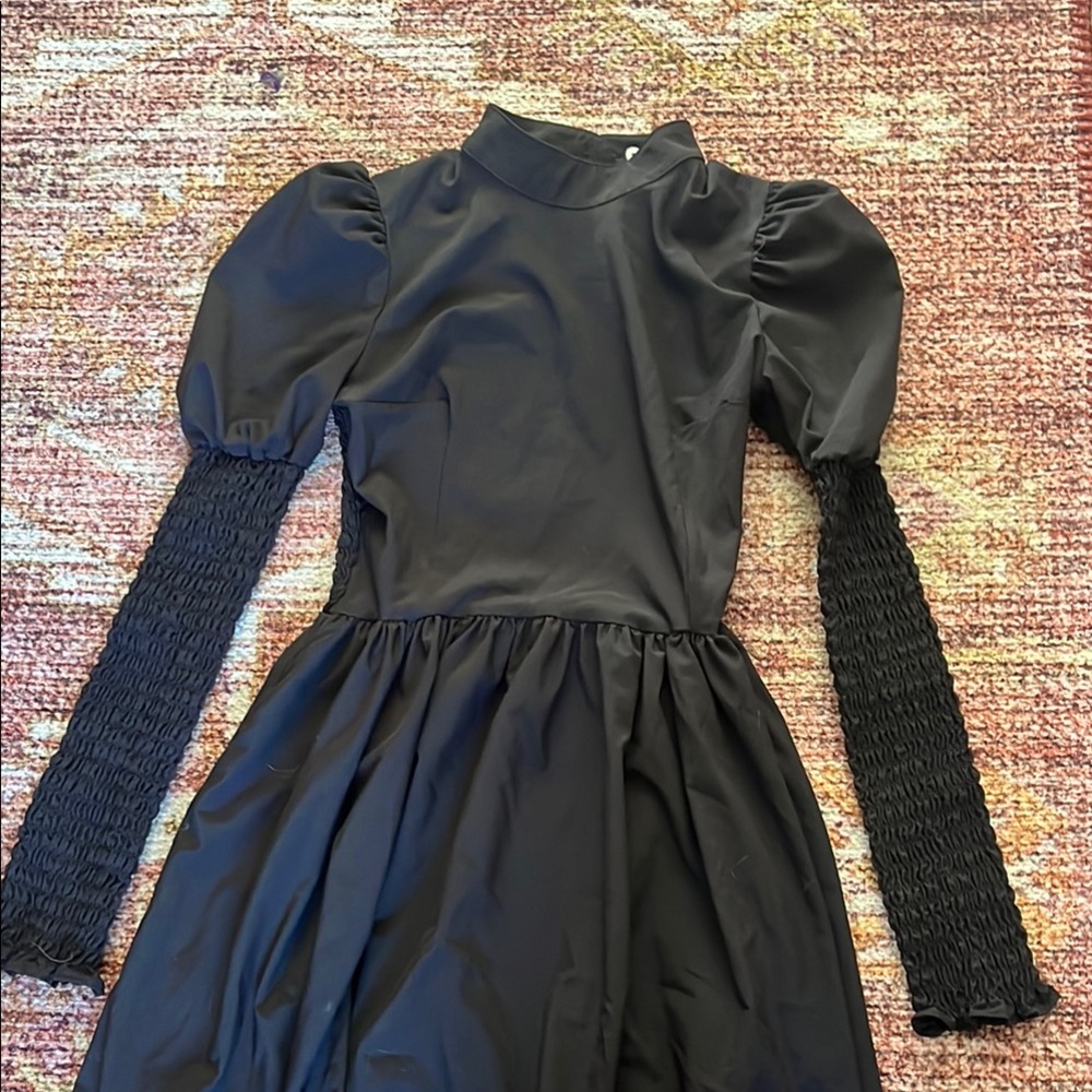 Deandri Gothic Black Dress